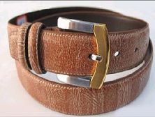 customLeather waistband